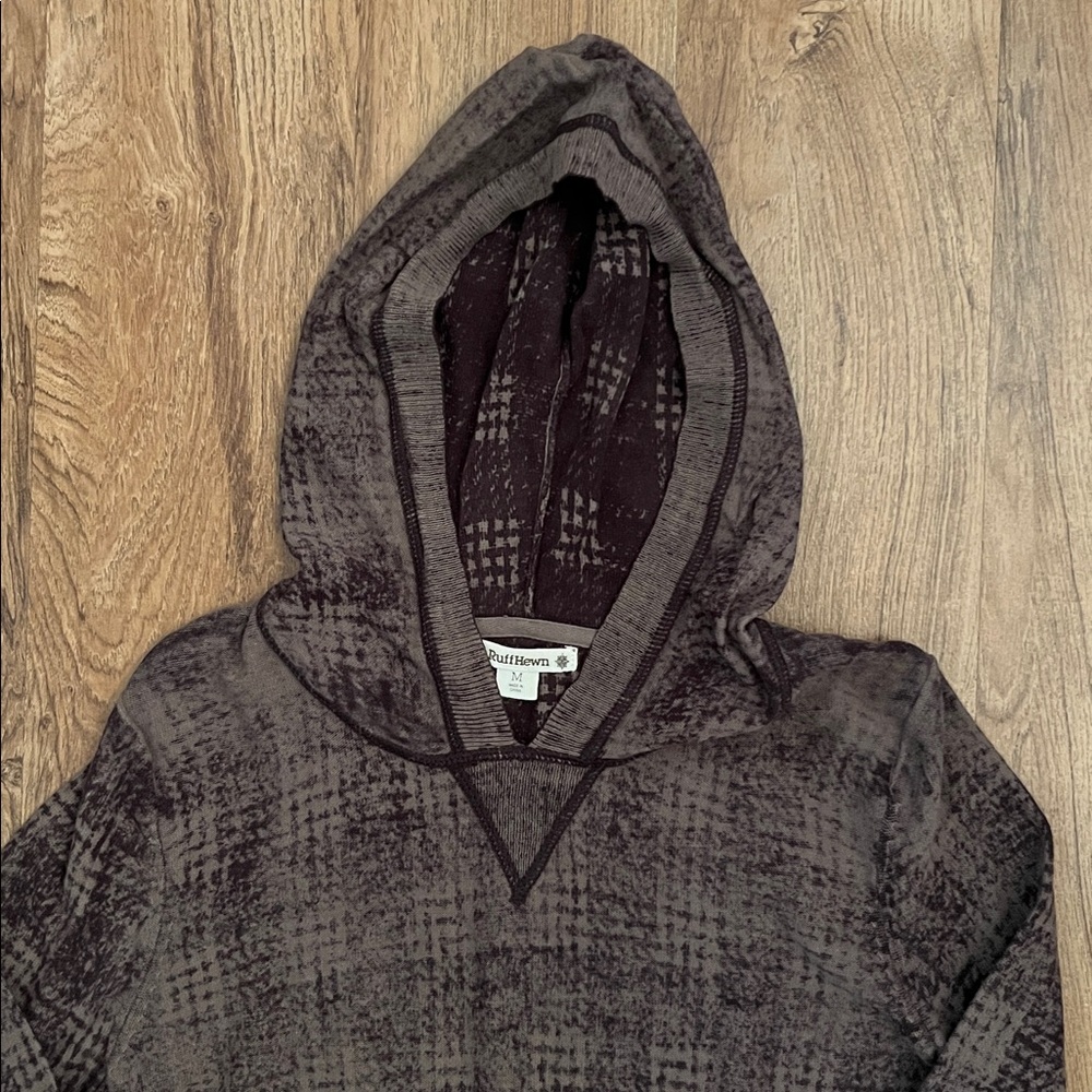Ruff Hewn Hooded Patterned Pullover - image 3